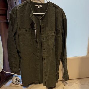 Uniqlo long shirt jacket corduroy